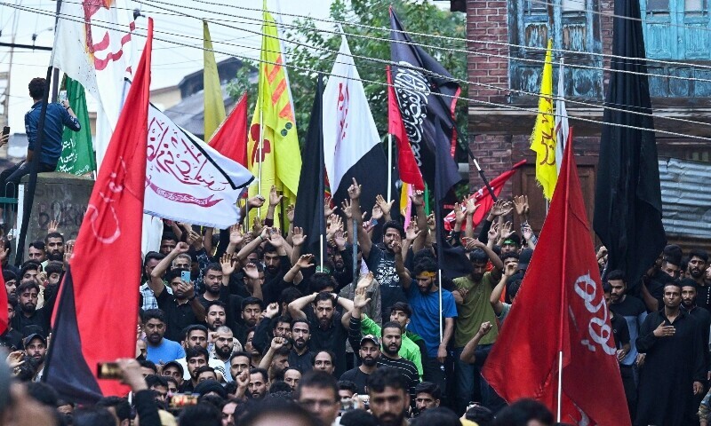 Shias in held Kashmir hold Muharram procession after 33-year ban lifted