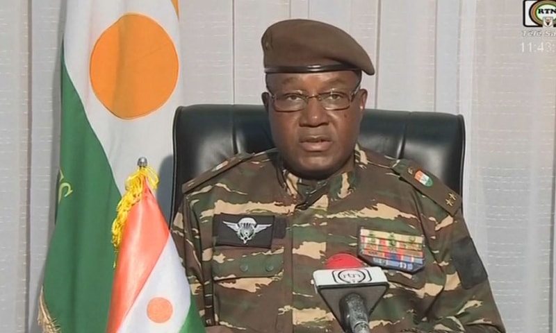 Niger military council takes control of Niger, names General Tiani as leader . Niger military