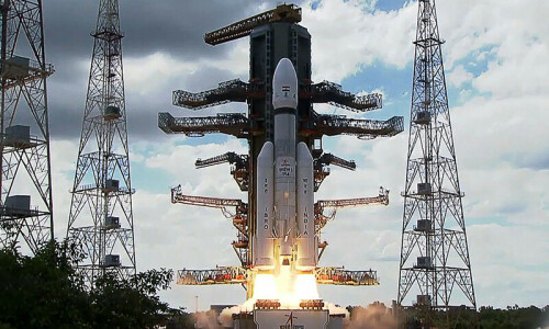 Indian lunar landing mission enters moon’s orbit . Indian moon landing mission entered moon