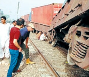 5 bogies of train derail near Nawabshah: Reports say they were derailed